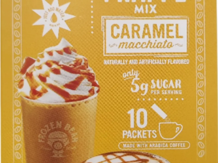 Frozen Bean Latte & Frappe Mix, Carmel Macchiato (10 CT) Online now