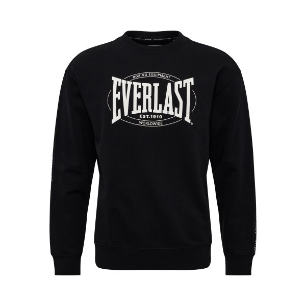 Sweatshirt - Everlast -  Worldwide Greatest Crew Sweat  - Black Fashion