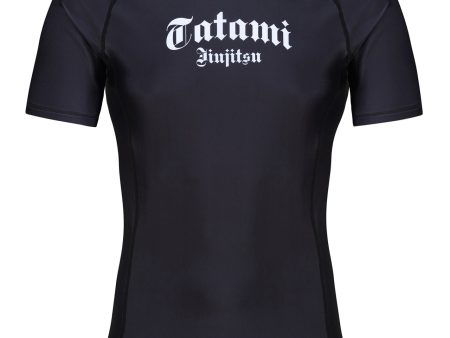 Rashguard - Tatami Fightwear -  Gothic  - Lyhyt hihainen - Musta Sale