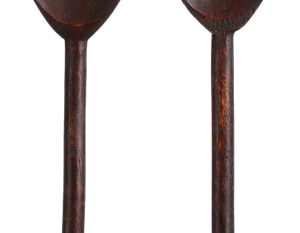 Salad Servers Set - Dark Brown Online Sale