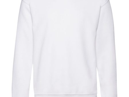 Collegepaita - Fruit of the Loom -  Crewneck  - Valkoinen Hot on Sale