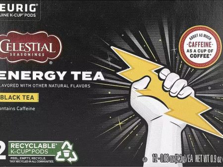 Celestial Seasonings Energy Black Tea K-Cups (12 CT) Cheap