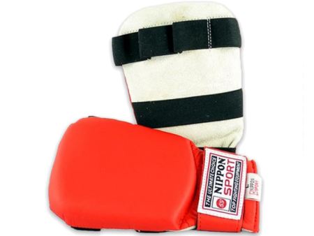 Ju-Jutsu Hanskat - Nippon Sport -  HIT  - Punainen For Sale