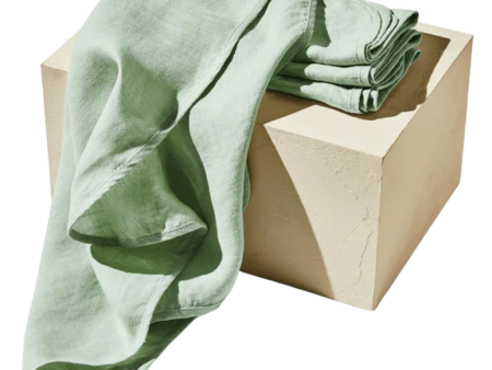 Linen Napkins - Set of 4 - Jade Discount