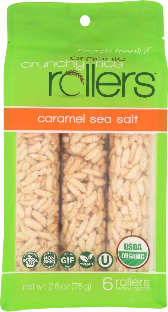 Caramel Sea Salt Crunchy Rice Rollers Online Sale