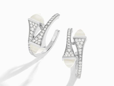 Cleo Diamond Open Hoop Earrings Sale