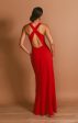 Rachel Maxi Dress ~ Red Stretch For Sale