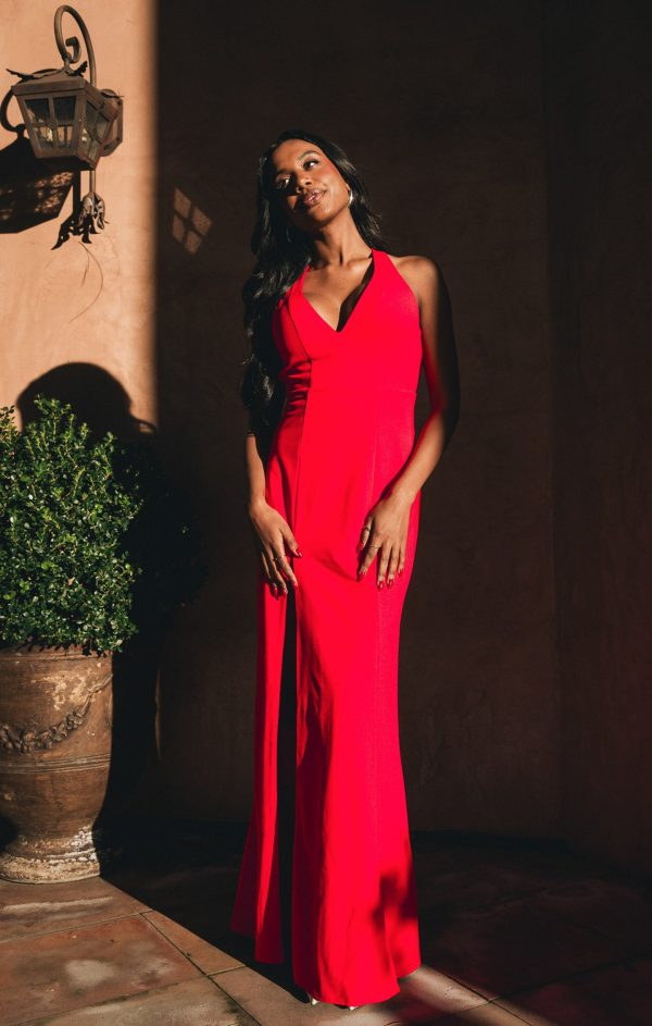 Rachel Maxi Dress ~ Red Stretch For Sale