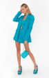 Spencer Skort ~ Teal Suiting For Cheap