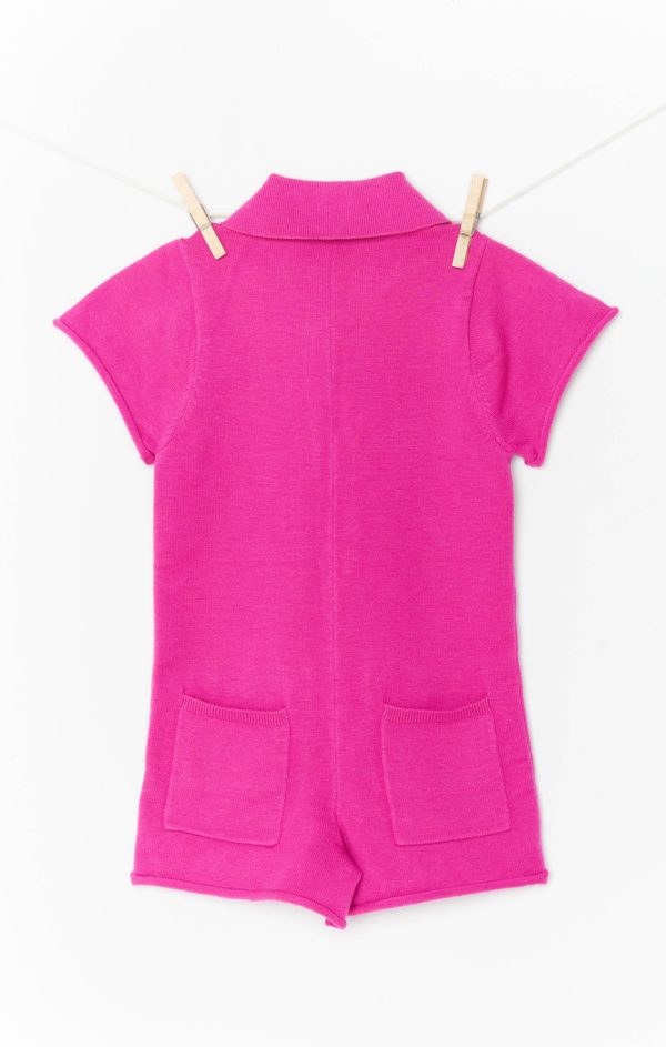 Mini Gio Sweater Romper ~ Hot Pink Knit Online