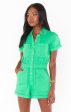 Cannon Romper ~ Green Denim Online