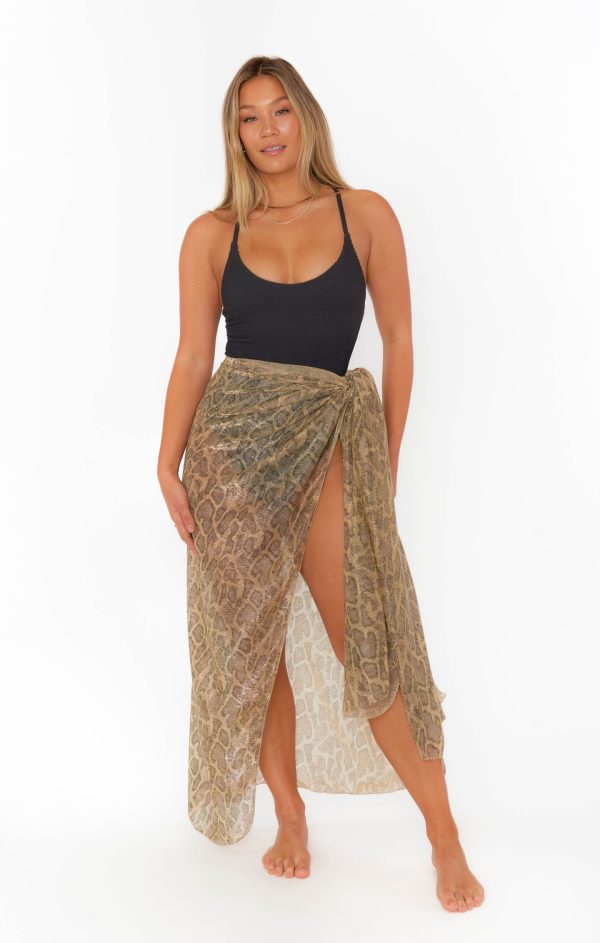 Universal Sarong ~ Glitter Python For Sale