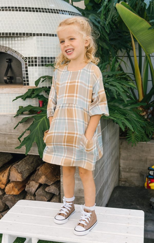 Iris Dress ~ Georgetown Plaid Online Sale