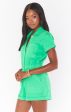 Cannon Romper ~ Green Denim Online