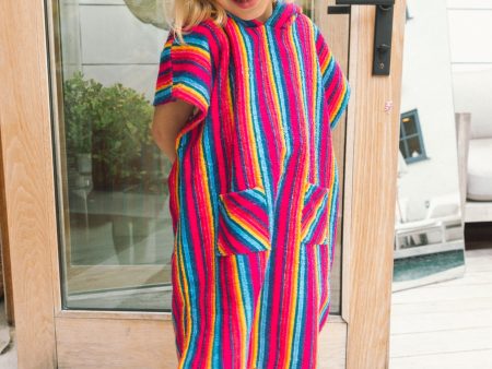 Terry Poncho ~ Stripe Up Your Life Sale