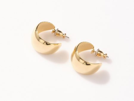 Faithy Jewels Mini Lucy Hoop Earrings ~ Gold For Sale