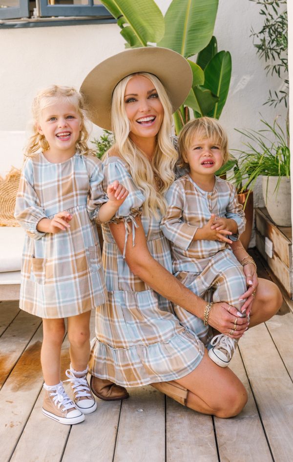 Iris Dress ~ Georgetown Plaid Online Sale